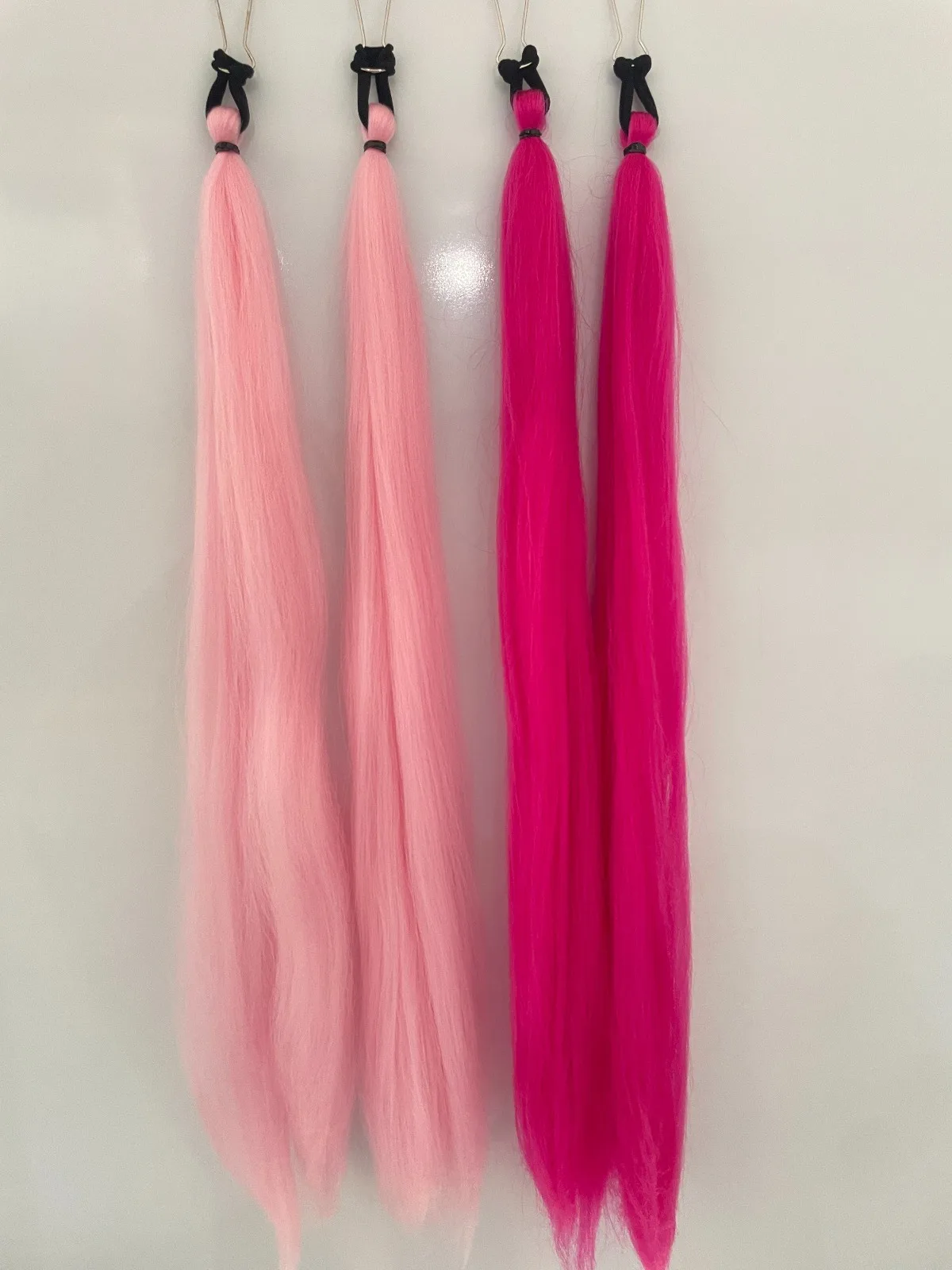 Accessori per donna Coda di cavallo Coda di cavallo dritta sintetica con elastico per capelli Treccia colorata Estensioni dei capelli coda di cavallo Capelli