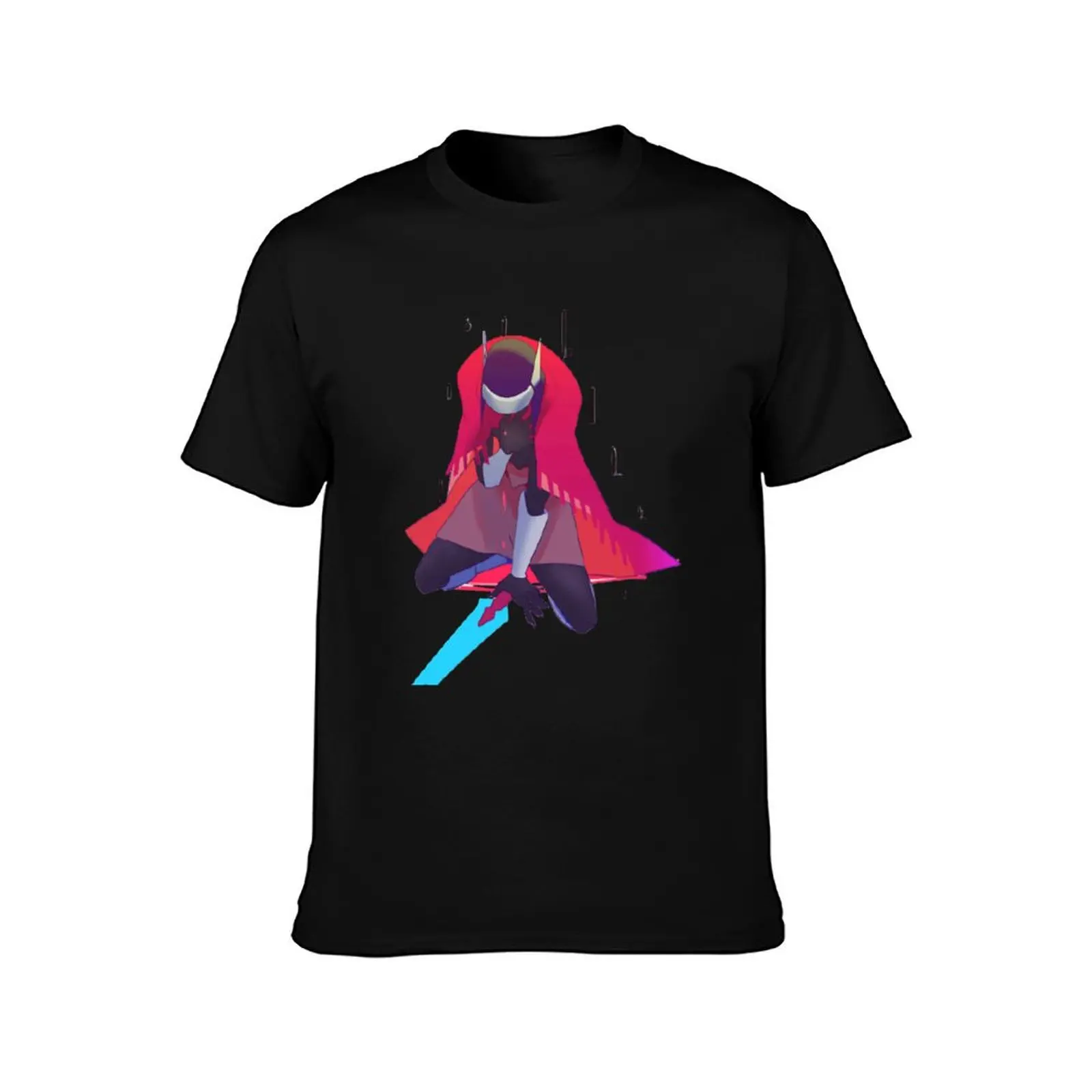 Mens Funny Hyper Light Drifter Halloween T-Shirt Large Size Casual Short Sleeve Top T-Shirt