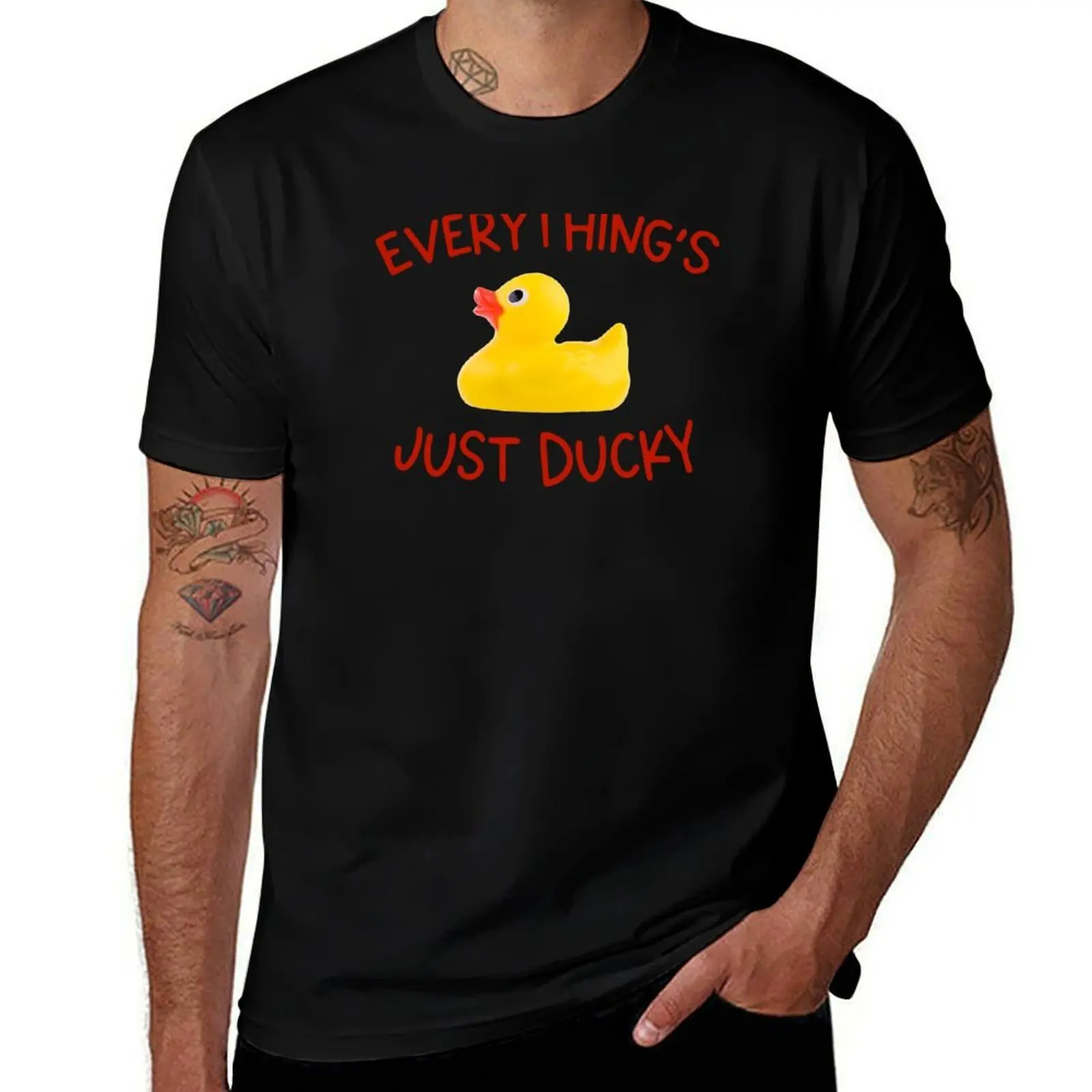 

Fine and dandy: Everything's just ducky T-Shirt man graphic t shirt cotton t shirt pack T-Shirt