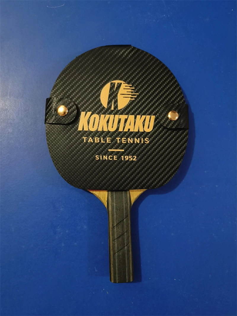 KOKUTAKU PU-Leder Magnetischer Tischtennisschläger-Schutz Tischtennis-Schläger Gummi-Schutzabdeckung Anti-Oxidation – Detail 7