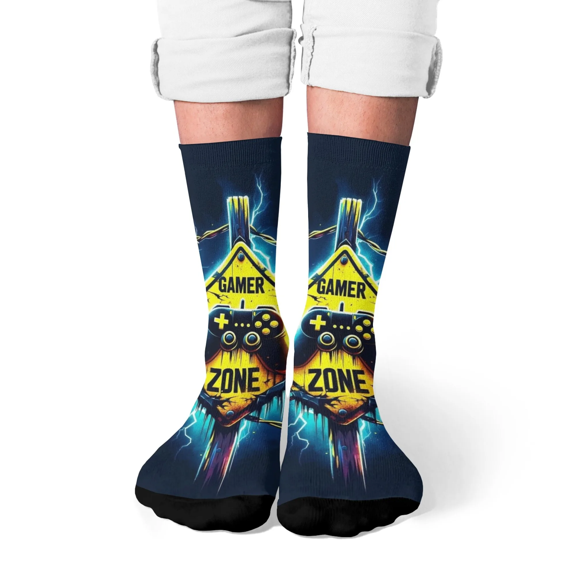 

Мужские носки GAMER ZONE Esports Fashion: удобные, дышащие, в стиле Crazy Street Hip-Hop, забавные, оригинальные, для вечеринок, подарок