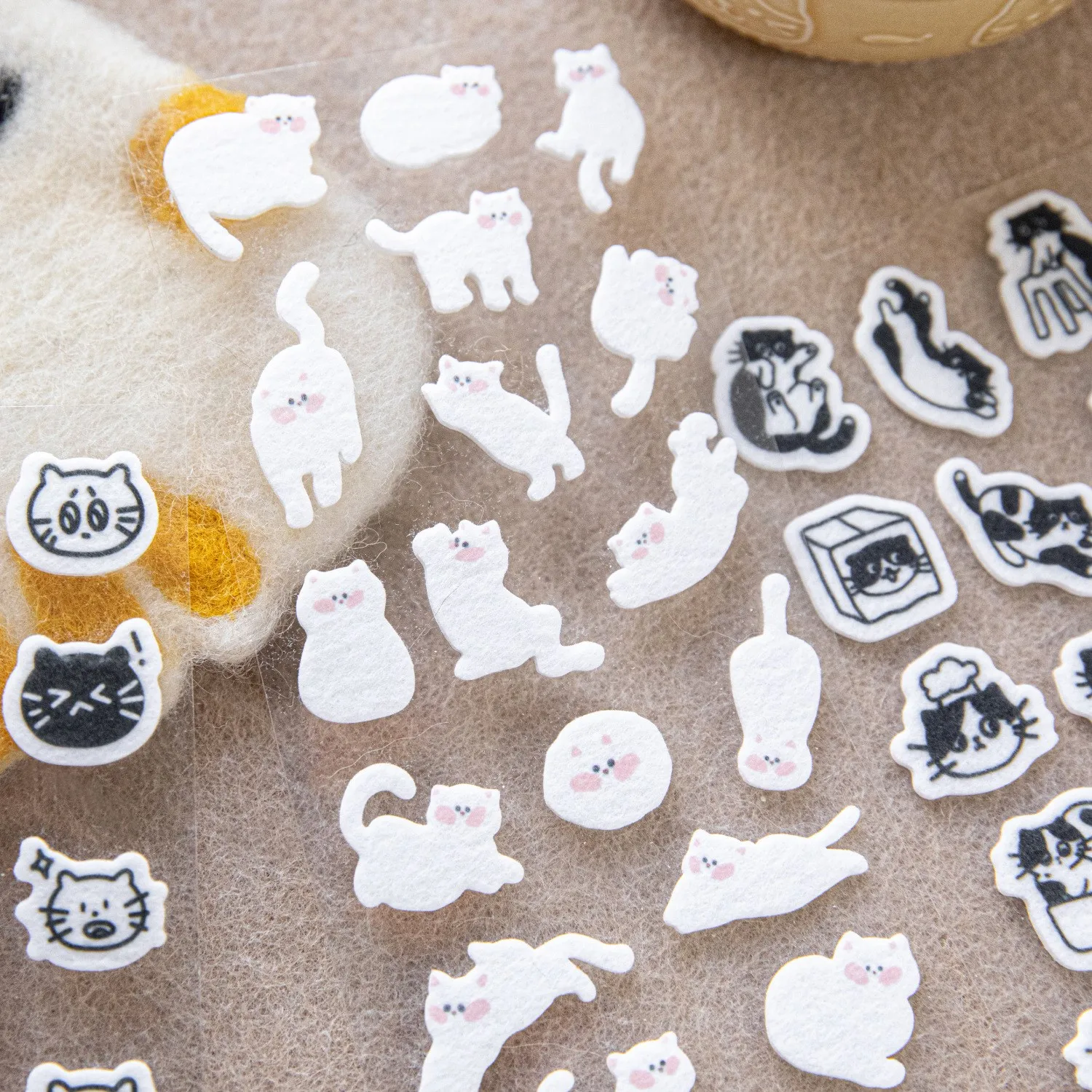 Cat Stickers Super Cute Small Size Aesthetic Scrapbook Stickers Decals For Scrapbooking Journal Album DIY Crafts Decoration