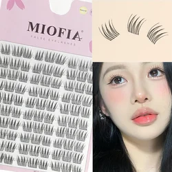 1/box 90 clusters idol False Eyelashes Black Natural Manga Lashes Anime Eyelashes Large Capacity Lashes Extension Chinese Makeup