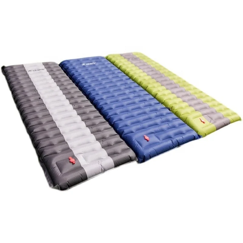 

Lightweight Air Camping Mat Ultralight Waterproof PVC Inflatable Sleeping Pad Self-Inflating Mattress for Hiking and Picnic
