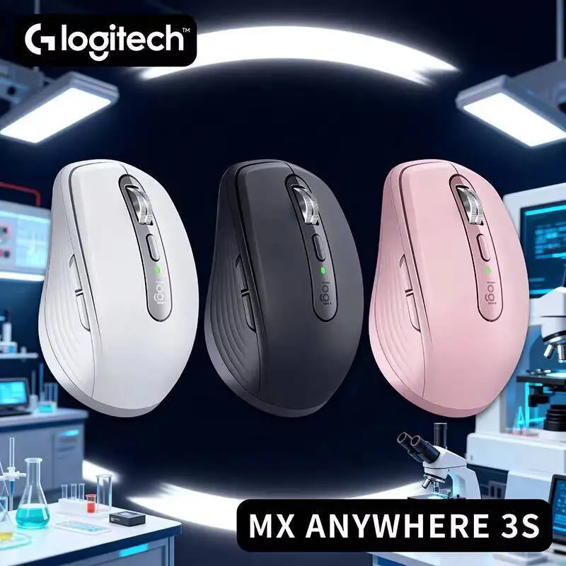 

Компактная мышь Logitech MX Anywhere 3S, эргономичный дизайн, перезаряжаемая, с быстрым прокруткой для портативных ПК Mac