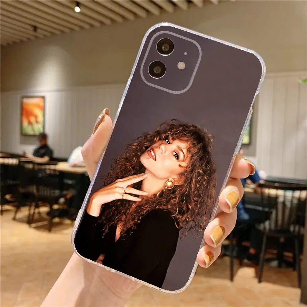 Singer Mariah Carey Phone Case For iPhone 15,14,13,12,11 Plus,Pro,Max,XR,XS,X,7,8 Plus,SE,Mini Transparent Silicone Soft