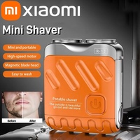 Xiaomi MIJIA Men's Electric Shaver Type-C Rechargeable Waterproof Mini Travel Rotary Razor Portable Beard Trimmer Remover Tool