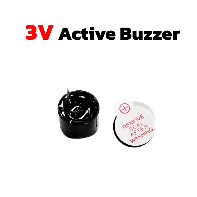 10PCS Integrated Active Buzzer 3V/5V/12V DC Long Beep TMB12A05 12A03 12A12 12*9.5MM Electromagnetic Buzzer Continuous Buzzing