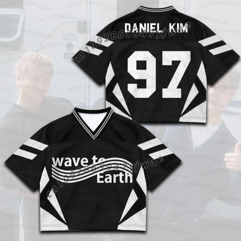 26 Summer Men Short Sleeve T-Shirt  The Piece Tour Wave To Earth Bad Piece Mesh Jersey Gift For Daniel Kim Fans men t-shirt
