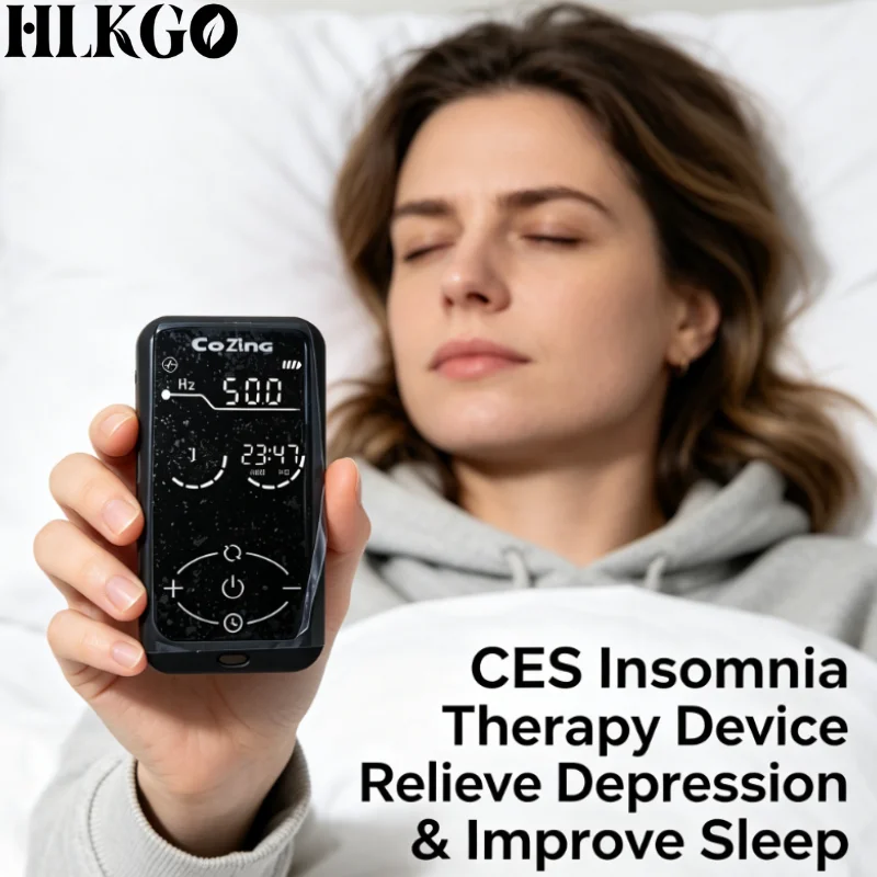 Rechargeable Vagus Nerve Stimulator Ear Clip for Better Sleep Anxiety Relief PTSD VNS Home Wellness Device
