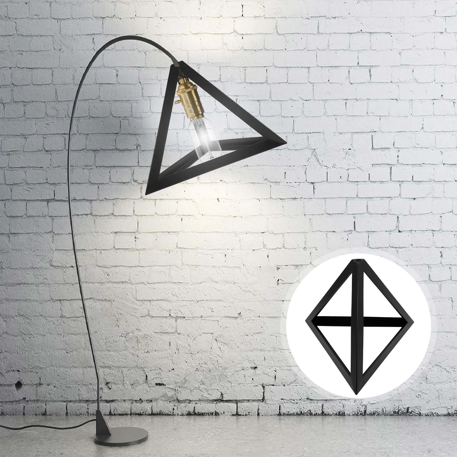 

Vintage Lamp Shade Frame Iron Ring Support 10Mm Opening DIY Ceiling Lamp Shade Ring for Light Fixture Repair and Decor