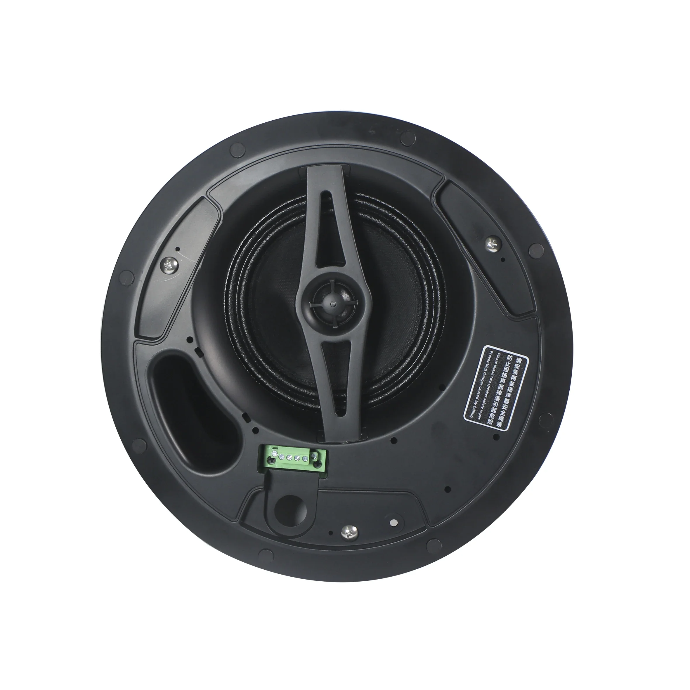 Top Sale Dante 6-inch Coaxial Ceiling Speaker with POE power supply 60W, Rimless, with DSP