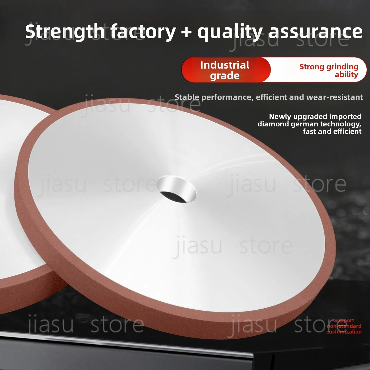 Surface Grinder Diamond Wheel 250 32, Resin Bond CBN Grinding Wheel for Carbide Ceramic Stainless High Speed Steel