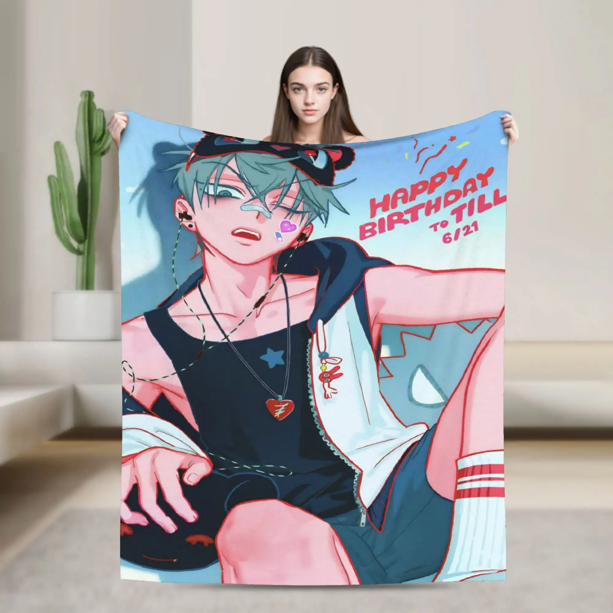 Till ALNST Zombie Alien Stage  Blankets Super Soft Fleece Relax Gifts  Throw Blanket Bedding Throws