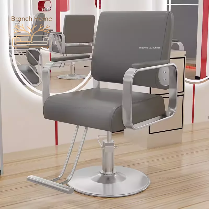 Luxury Design Barber Chair Vintage Styling Beauty Salon Equipment Chairs Modern Simple Poltrona Da Barbiere Salon Furniture