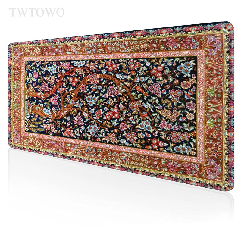 Persian Rug Mouse Pad Gaming XL HD New Home Mousepad XXL Mouse Mat Anti Slip Carpet Natural Rubber Computer Mice Pad Mouse Mat