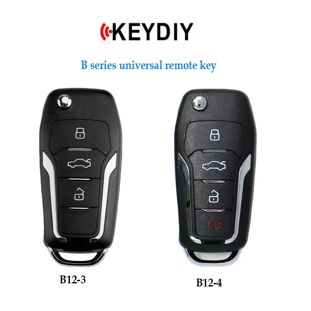 5pcs Keydiy Universal Remote Key for Ford Style Car Remote Key for KD-x2 KD900 KD Mini Key Programmer KD B12 B12-3 B12-4