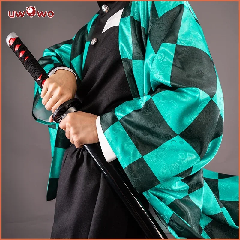 Ultimo lotto uwowo tanjirou cosplay nuovo design cospmats tanjirou kakado Corps haori costumi di Halloween