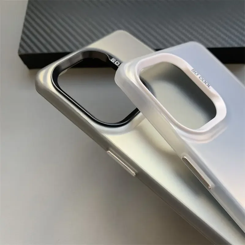 ل Realme 8 حافظة Realme8 Pro حافظة هاتف Realme 8i C31 C33 C35 C53 C55 Realme 5 5i 5s 6i فاخر معدني أورورا الجلد ماتي غطاء