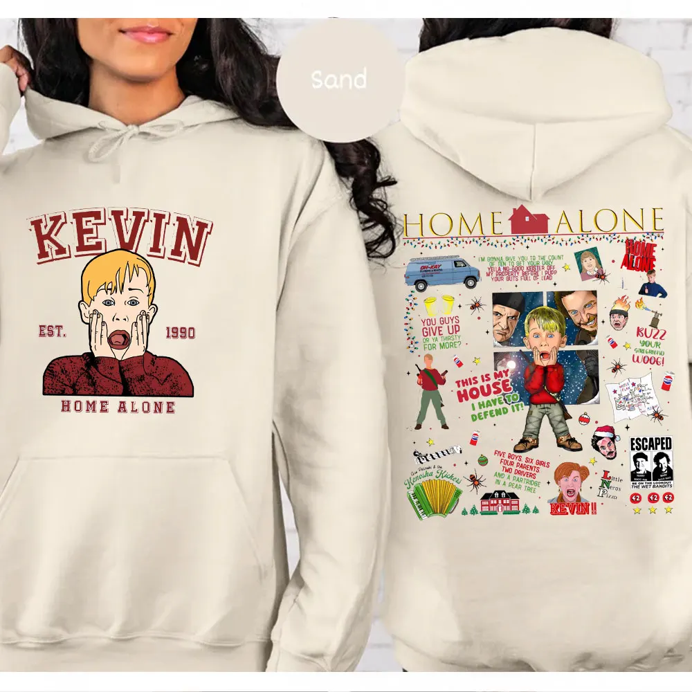 Movie Home Alone Christmas Ya Filthy Animal New in Hoodies & Sweatshirts Women's Hoodie Sweatshirt Anime Clothes Winter Women