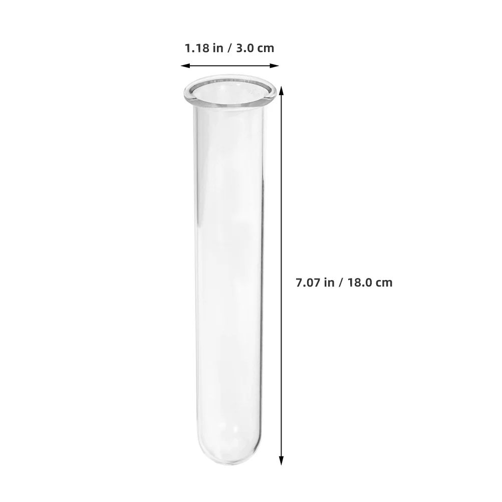 4 قطعة أنبوب اختبار الزجاج حامل انتشار النباتات المائية زهرية ديكور تررم لوازم زهرة المزهريات أنابيب تأصيل #3