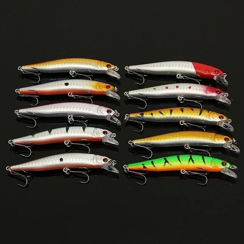 Trolling Fishing Lure Kit, Mixed Set, Wobbler Baits, Sea Bass, Pike, 5, 10, 20, 56 Pcs