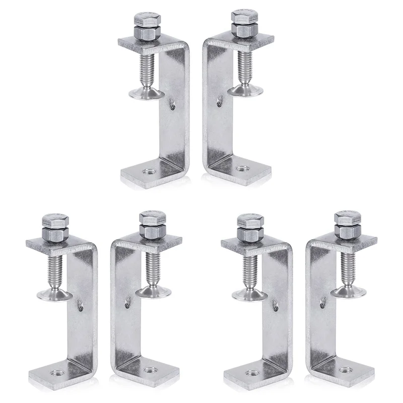 

FAST-Metal Clamp Heavy Duty Clamp C Clamp Woodworking Clamp With Wide Jaw Openings (65MM), 6PCS