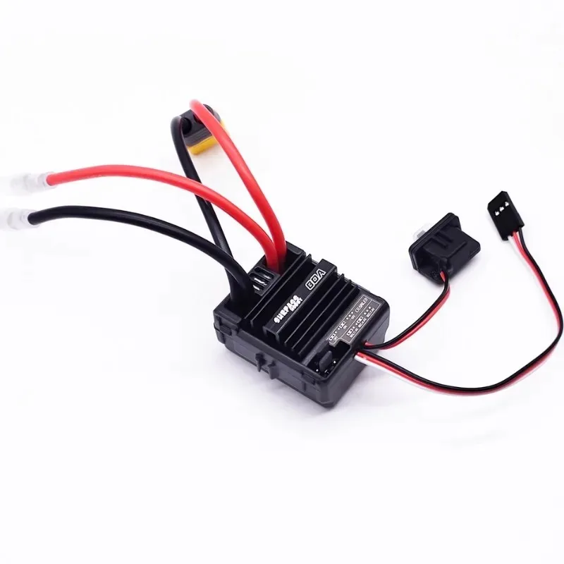 For Hobby Fully Waterproof 80A Brushed Electric Adjustable 540/550 Motor Climbing Car 7.4V High Voltage BEC