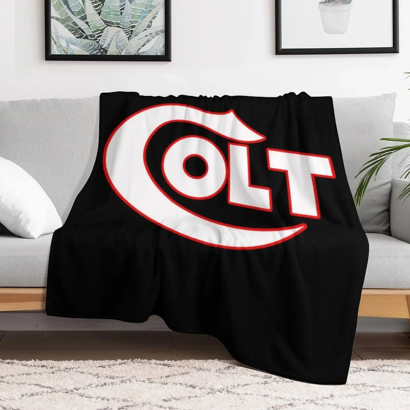 Colt Firearms Throw Blanket Winter beds Shaggy Blankets