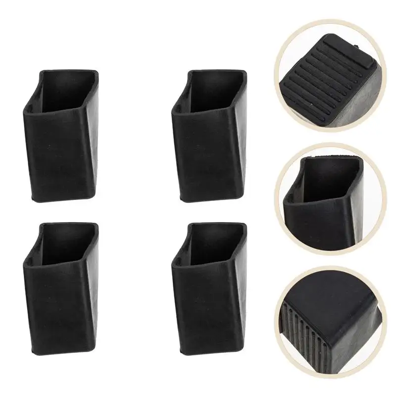 4Pcs Step Ladder Ladder Feet Rubber Pads Covers Foot Pad Non Leg Step Protectors Capsfloor Protector Chair Furniture Extension