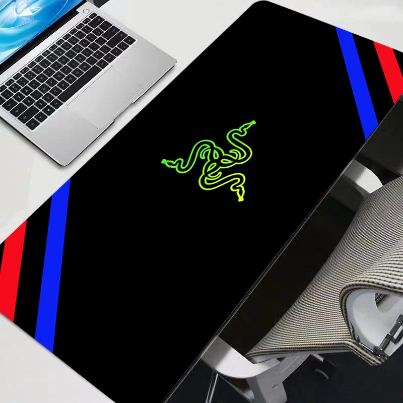 

Razer Mouse Pad PC Accessories Mousepad Anime Gaming Mats Large Keyboard HD Extended Pad Pattern Tablet Pad Anti-slip Desk Mat