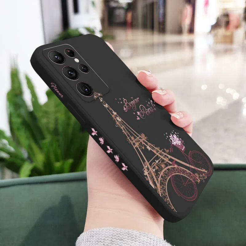 Etui na telefon Garden Tower do Samsung Galaxy S25FE S24 S23 S22 S21 S20 Ultra Plus FE S10 Note 20 ultra 10 Plus Cover — zdjęcie 7