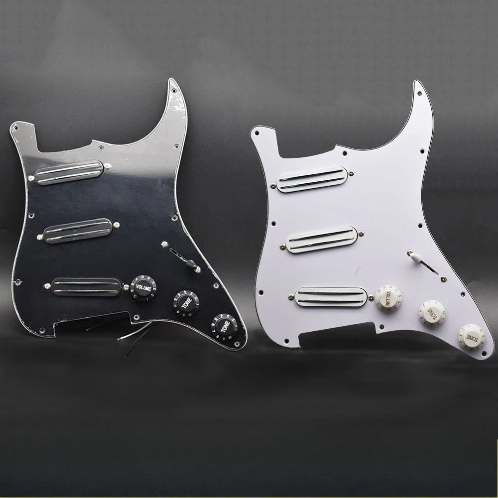 3-Layer Electric Guitar Small Dual Track Pickup 11-hole Single Single ST Electric Guitar Single Coil Full Set Of Panel Pickup