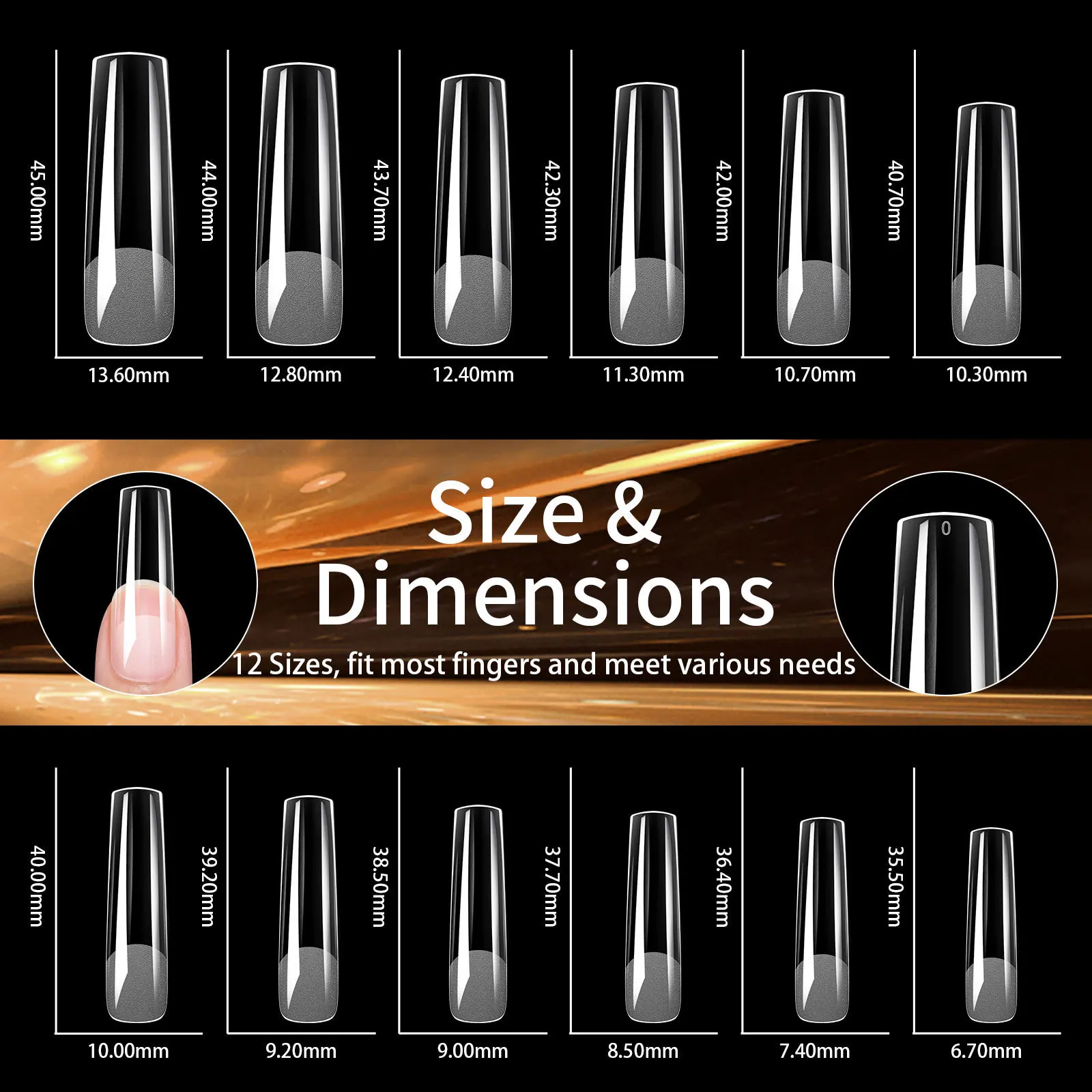 240 Stück weiche Gel-Nagelspitzen, halb matt, vollständige Abdeckung, zum Aufkleben, französische Kunstnägel, Nagelverlängerung für Acrylnägel, Nagelverlängerungswerkzeug – Detail 16