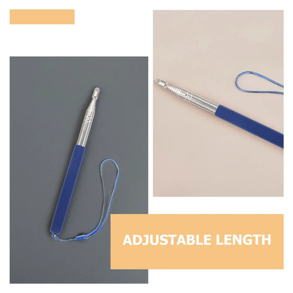 2 قطعة مؤشر التدريس تلسكوبي الفولاذ المقاوم للصدأ للتمديد الفصول الدراسية عصا للمعلمين خفيفة الوزن المحمولة قضيب المدرسة #2