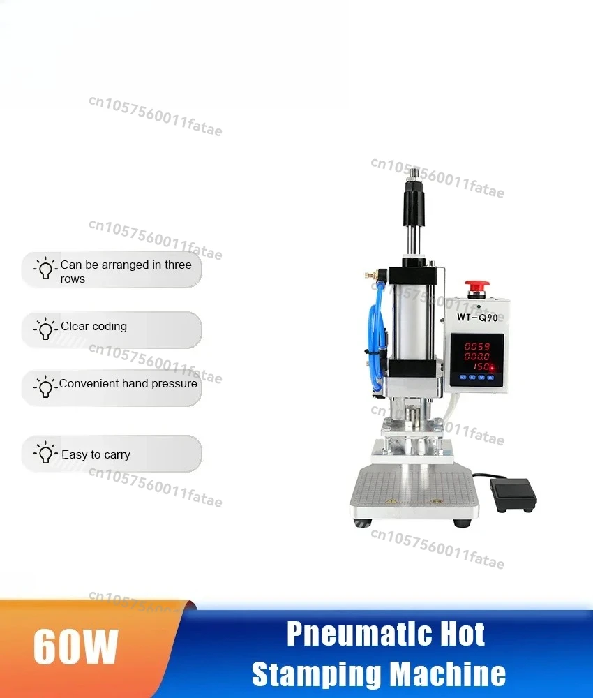 

Small Pneumatic Hot Stamping Machine PVC Plastic Parts
