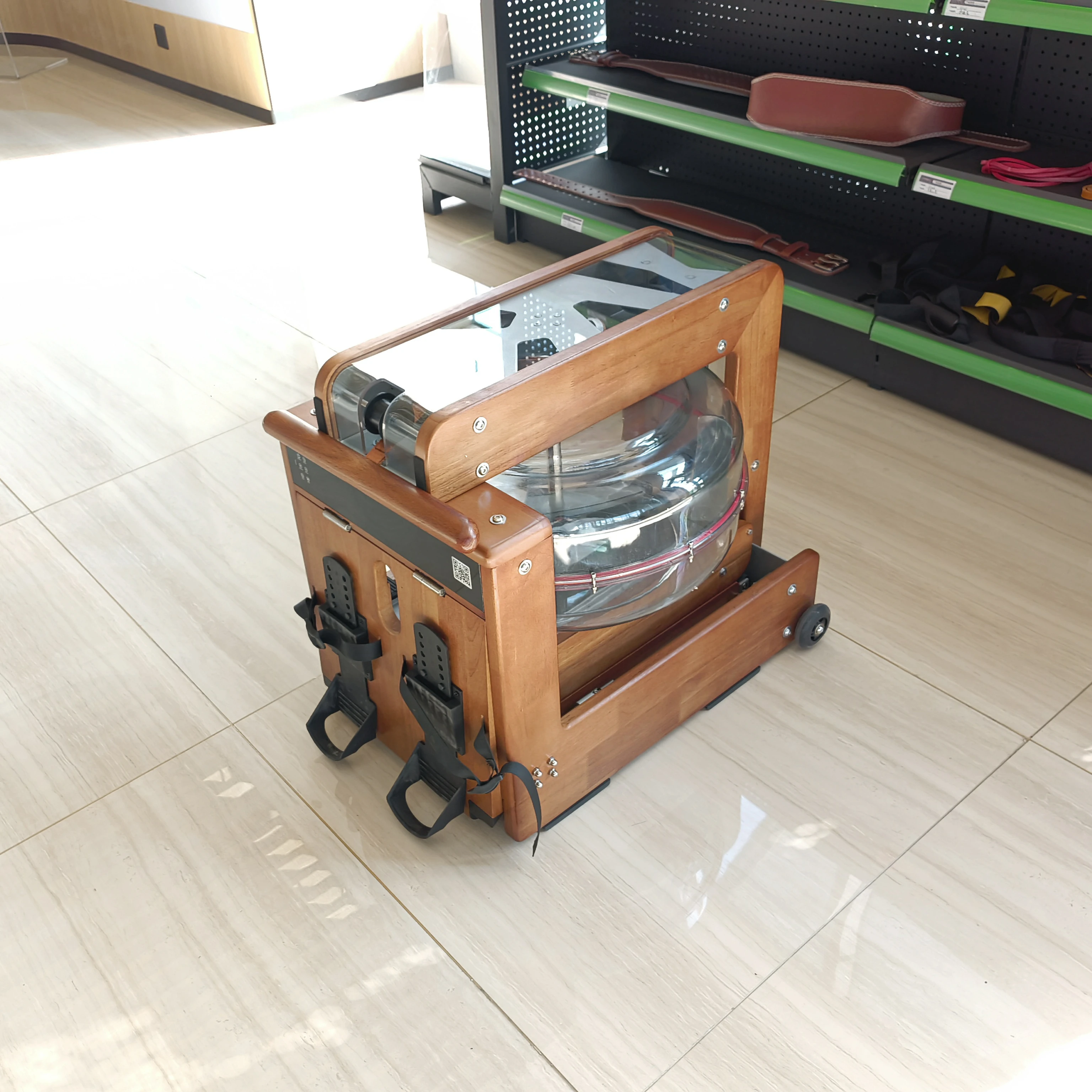 Water Rowing Machine, Home Commercial Gym Fitness Equipment, High Intensity Club Rowing Machine for Cardio Workout
