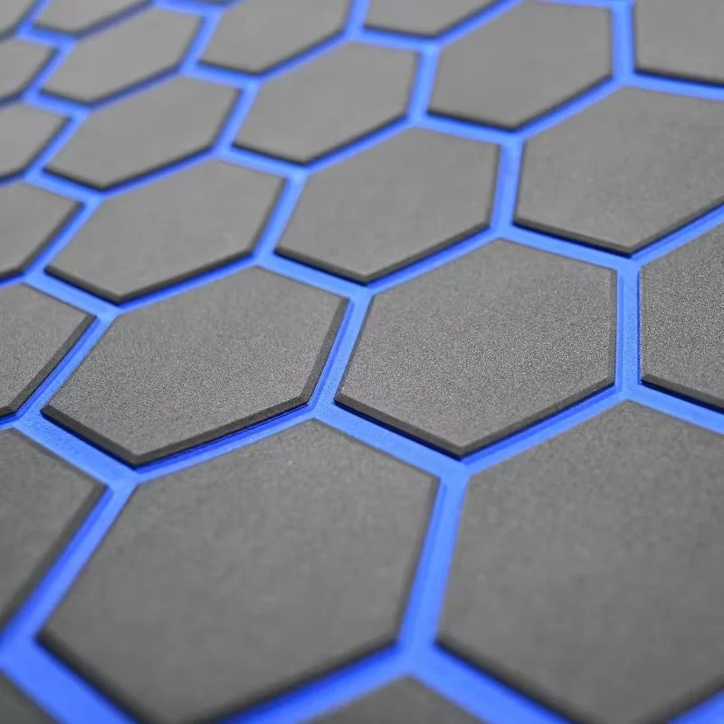 SSTL Honeycomb Marine Boat Flooring Mat Self-Adhesive Eva Foam Pads For Yachts Lures Golf Carts Accessories.