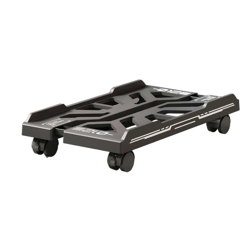 Adjustable Mobile CPU Stand Under Desk Computer Tower Stand with Caster Wheels CPU Tower Holder for Gamers and Students