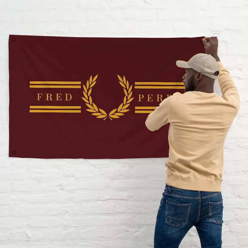 FRED PERRY Bandera colorida para colgar en la pared, banderola bohemia, mandala, decoración artística para interiores