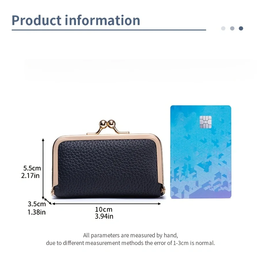 Damen Schmuckaufbewahrungstasche Kleine PU-Leder Kopfhörertasche Ring Halskette Ohrringe Zubehörbox Aufbewahrungstasche Mini-Geldbörse – Detail 2
