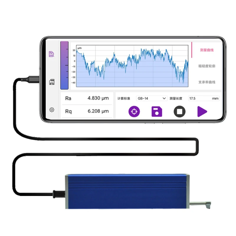 Przyrząd do pomiaru chropowatości powierzchni mSJ210 200uM chropowatość powierzchni profilu powierzchni (własny telefon komórkowy)