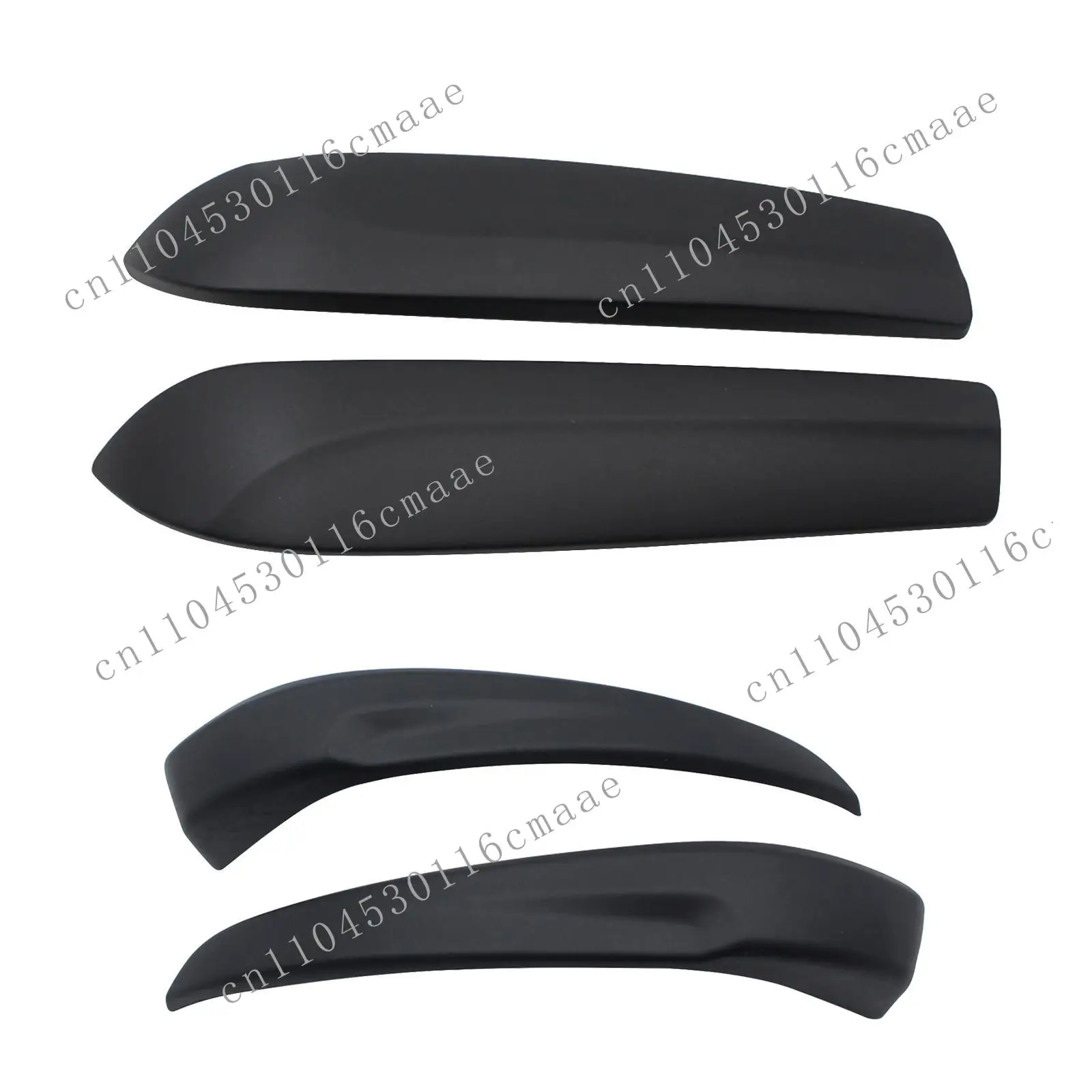 New 2x Motorcycle Side Box Protective Cover, Side Box Luggage Compartment Panel, Fairing Cover