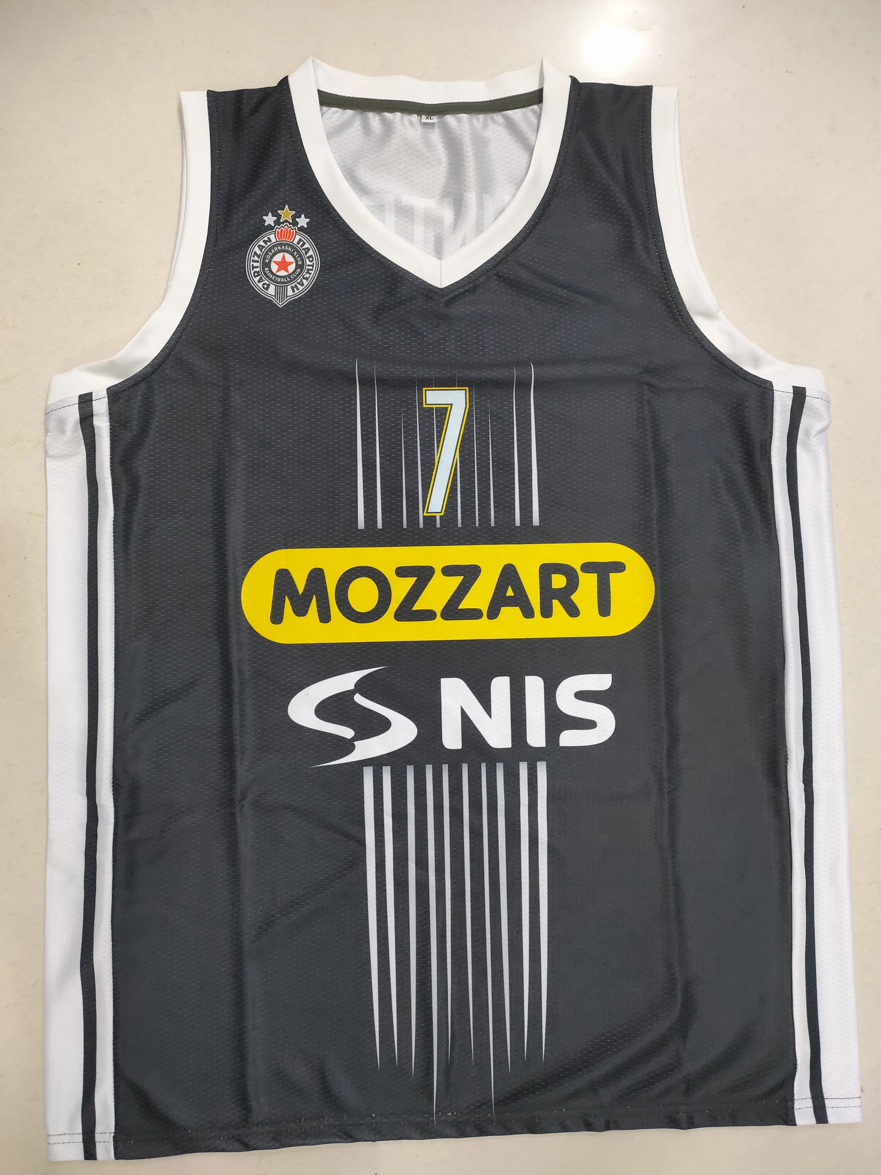 New season #7 PUNTER Partizan BELGRADE basketball jersey