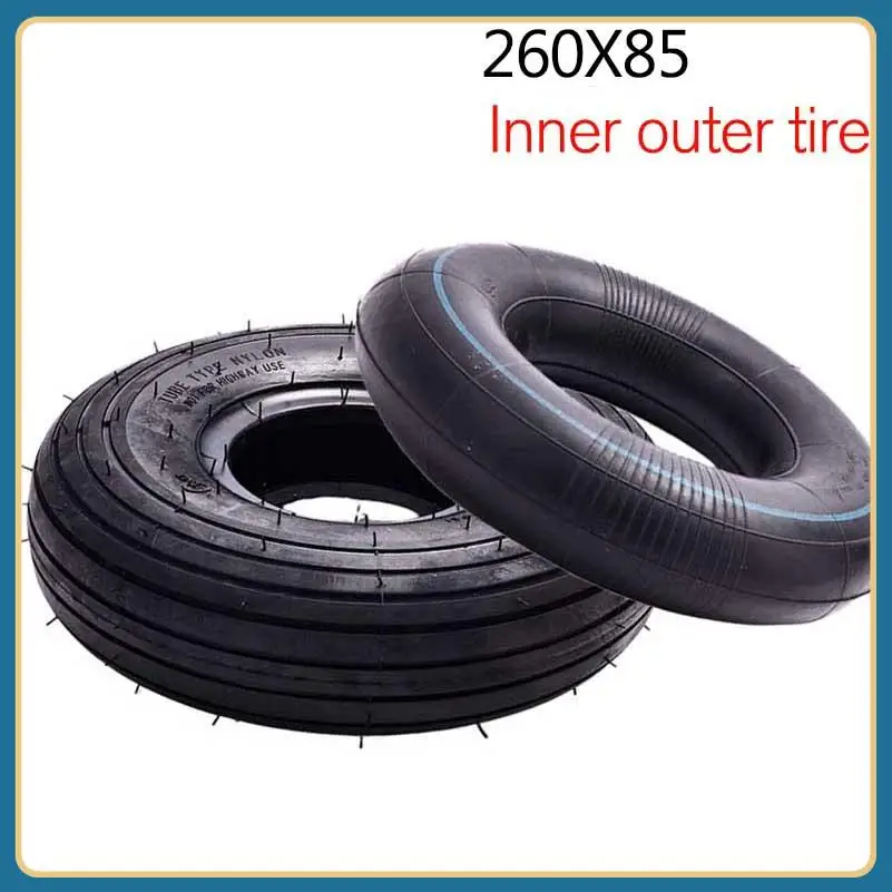 260x85 Tire 3.00-4 Inner Tube for Pocket Rocket E300 E325 EZip Scooter Mini Chopper Go Kart Bladez Gas Electric Mobility