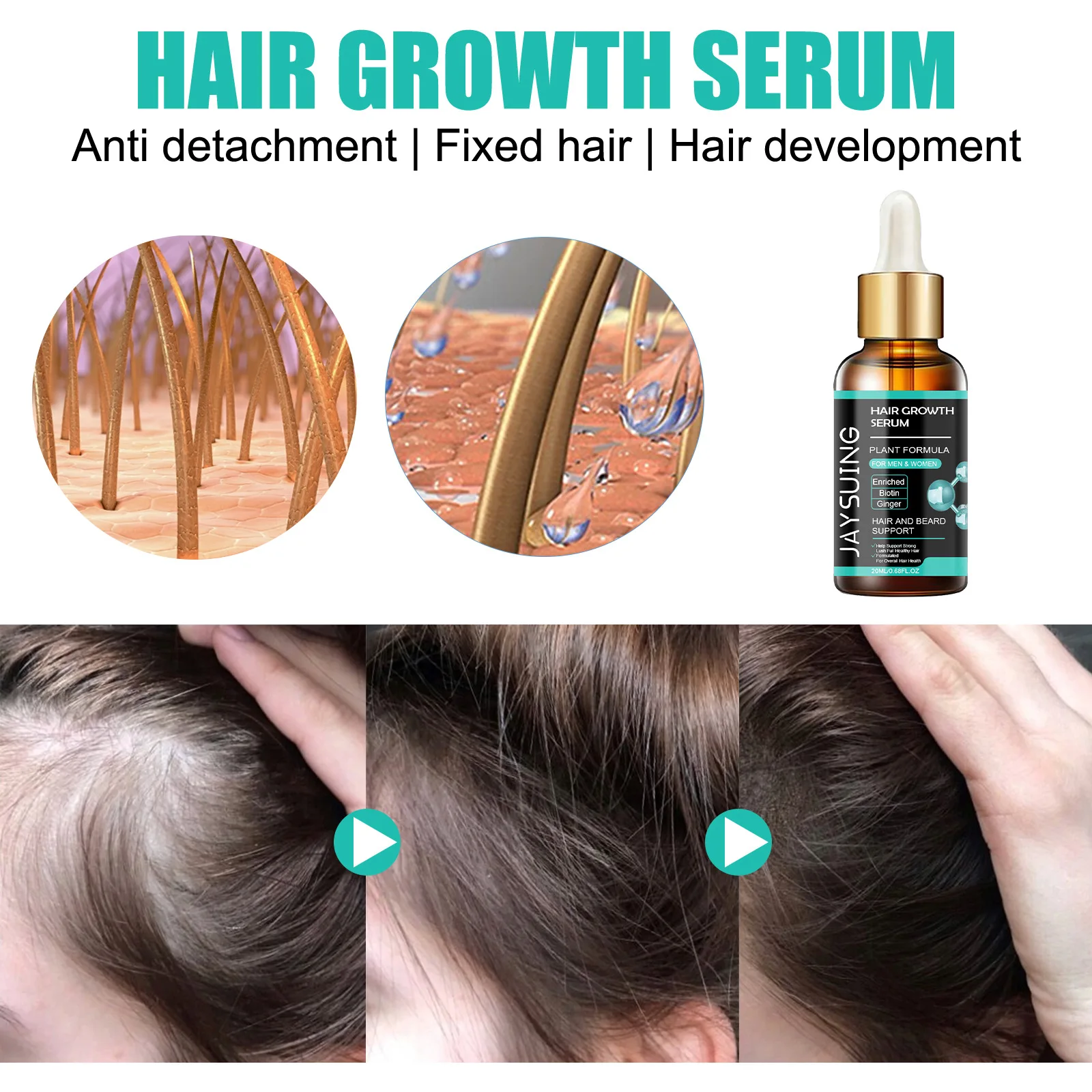 Dense Hair Essence Repair and Moisturize Dry Hair, Prevent Hair Loss, Strengthen and Strengthen Hair