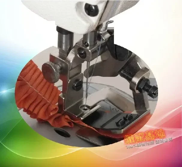 Industrial Sewing Machine Parts Pleating Wrinkles Device Presser Foot