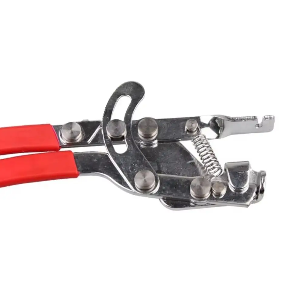 Durable Carbon Steel Bike Inner Cable Puller Red Plated Brake Cable Stretcher Pliers Tension Puller Pliers