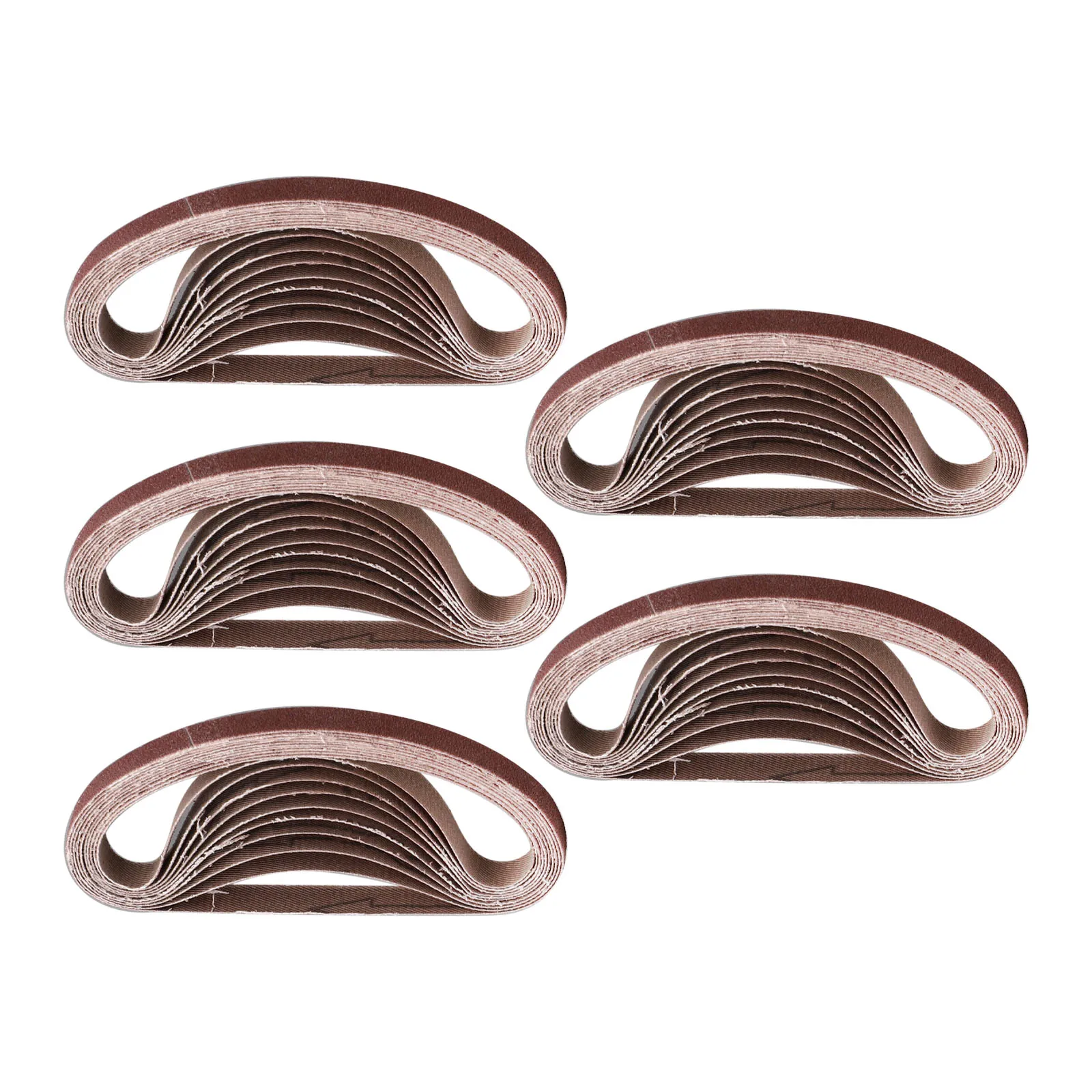50pcs 10x330mm Sanding Belt Sandpapers Grit 40 60 80 120 Sandings Paper Abrasive Belt For Air Belt Sander Polishing Machine
