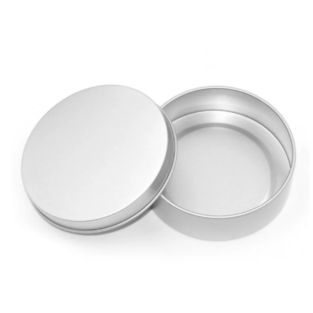 Packing Silver Tin Box Multi Color Portable Empty Can Small Item Empty Container Jewelry Storage
